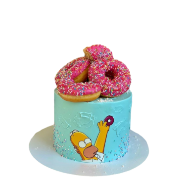 Gâteau Les Simpson