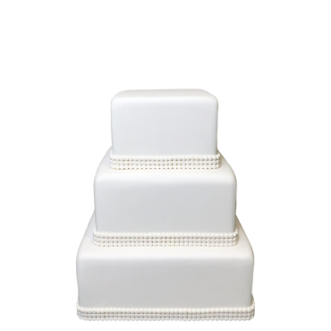 Wedding cake, Gâteau de mariage carré