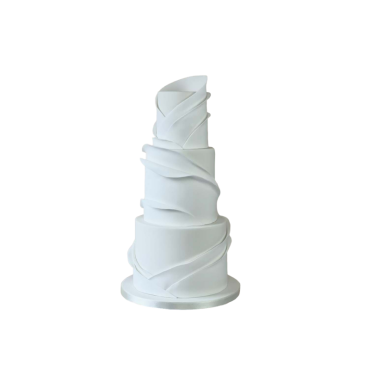 Wedding cake, Gâteau de mariage drapé