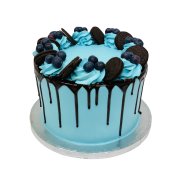 Layer cake Oréo bleu