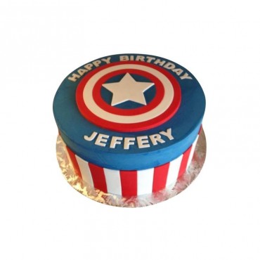 Gâteau Captain America