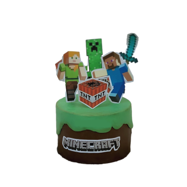 Gâteau Minecraft